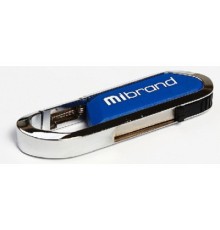 USB флеш накопичувач Mibrand 64GB Aligator Blue USB 2.0 (MI2.0/AL64U7U)