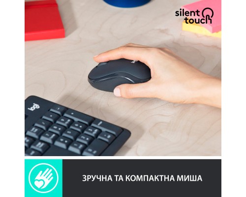 Комплект Logitech MK295 Silent UA Graphite (920-009800)