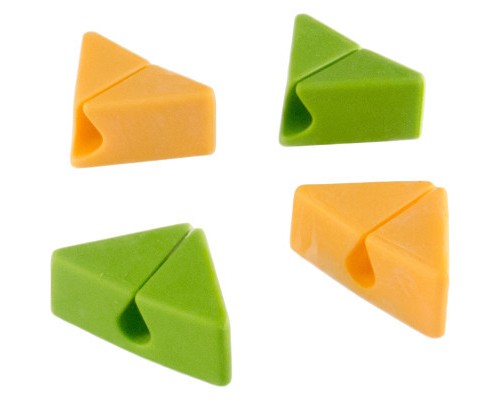 Тримач для кабелю Extradigital CC-965 Cable Clips, Green/Orange (KBC1802)