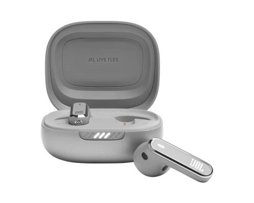 Навушники JBL Live Flex Silver (JBLLIVEFLEXSVR)