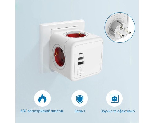 Мережевий фільтр живлення XoKo XK-QC-420