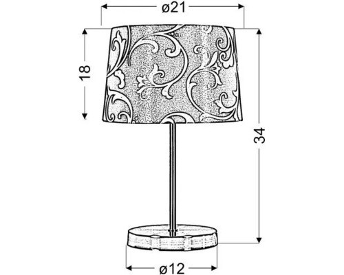 Настільна лампа Candellux 41-55873 AROSA (41-55873)