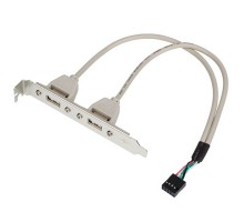 Кабель для передачі даних косичка (для системної плати), 2xUSB 2.0 Atcom (15257)