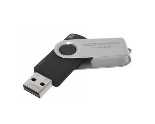 USB флеш накопичувач Goodram 8GB Twister Black USB 2.0 (UTS2-0080K0R11)