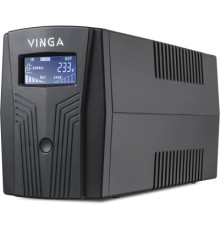 Пристрій безперебійного живлення Vinga LCD 600VA plastic case with USB (VPC-600PU)
