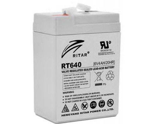 Батарея до ДБЖ Ritar AGM RT645, 6V-4Ah (RT640)