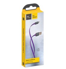 Дата кабель USB 2.0 AM to Lightning 1.0m Color Purple Florence (FDC-L1-2P)