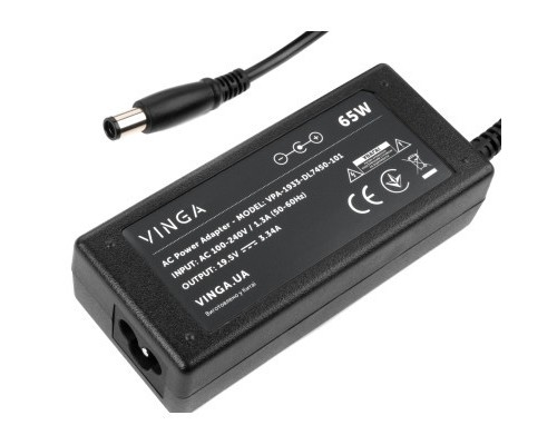 Блок живлення до ноутбуку Vinga DELL 65W 19.5V 3.34A 7.4*5.0 (VPA-1933-DL7450-101)