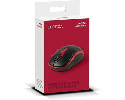 Мишка Speedlink Ceptica Wireless Black/Red (SL-630013-BKRD)