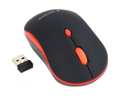 Мишка Gembird MUSW-4B-03-R Black+Red (MUSW-4B-03-R)