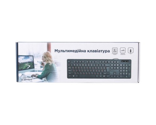 Клавіатура Gembird KB-MCH-04-UA USB Black (KB-MCH-04-UA)