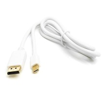 Кабель мультимедійний miniDisplayPort (M) to DisplayPort (M) 1.0m PowerPlant (CA911868)