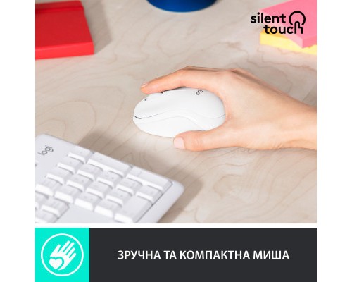 Комплект Logitech MK295 Silent UA Off-White (920-009824)