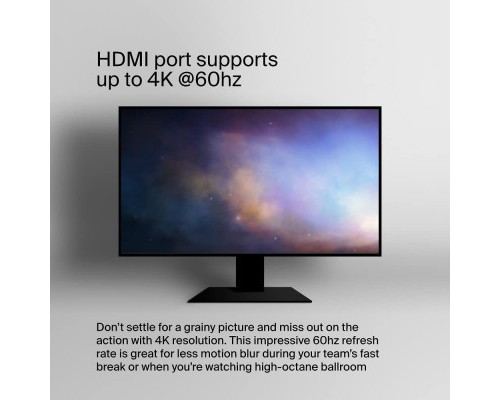 Концентратор USB-C 7in1 Ethernet Multiport Dock Belkin (INC009BTSGY)