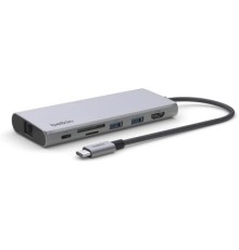 Концентратор USB-C 7in1 Ethernet Multiport Dock Belkin (INC009BTSGY)
