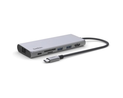 Концентратор USB-C 7in1 Ethernet Multiport Dock Belkin (INC009BTSGY)