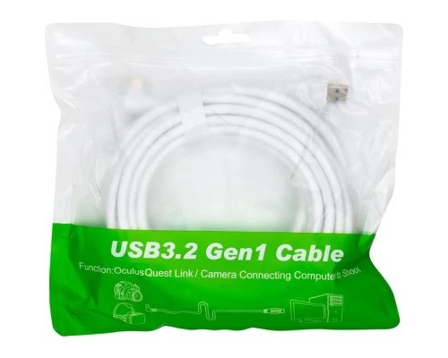 Дата кабель USB3.2 Gen1 for VR Oculus Quest 2 5.0m PowerPlant (CA913244)