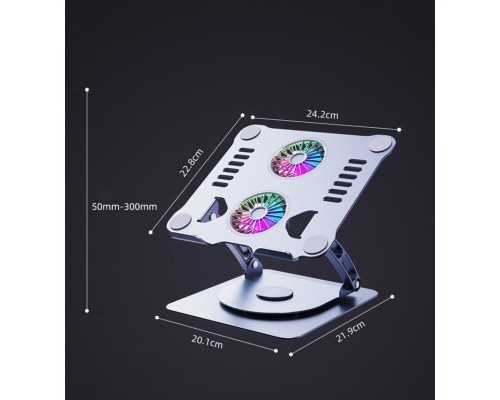 Підставка до ноутбука DYXON FIX COOLING 3 Silver (DXNLSFC3S)