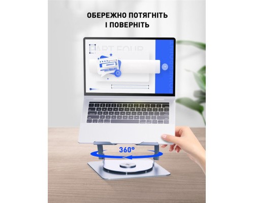 Підставка до ноутбука DYXON FIX COOLING 3 Silver (DXNLSFC3S)