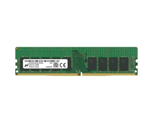 Модуль пам'яті для сервера Micron DDR4 ECC UDIMM 16GB 1Rx8 3200 CL22 (16Gbit) (Single Pack) (MTA9ASF2G72AZ-3G2R)