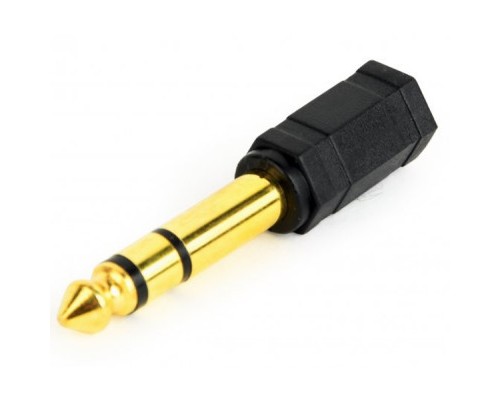 Перехідник 6.35мм M / F 3.5 мм Cablexpert (A-6.35M-3.5F)