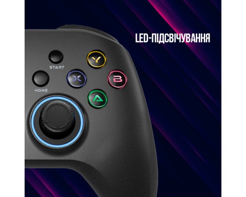 Геймпад Lorgar TRIX-510 PC iOS13 Android PS3 Bluetooth Black (LRG-GP510)