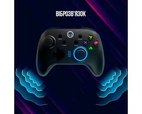 Геймпад Lorgar TRIX-510 PC iOS13 Android PS3 Bluetooth Black (LRG-GP510)