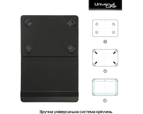 Чохол до планшета Armorstandart Silicone Hooks 10 Black (ARM59078)