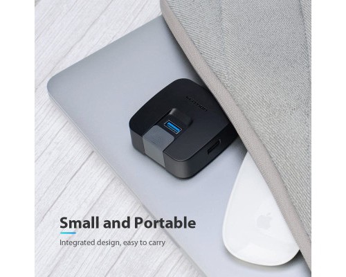 Концентратор Vention USB 3.0 to 4xUSB 3.0 + MicroUSB black (CHBBB)