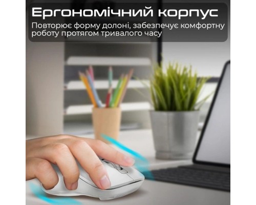 Мишка Promate Samo Wireless/Bluetooth White (samo.white)