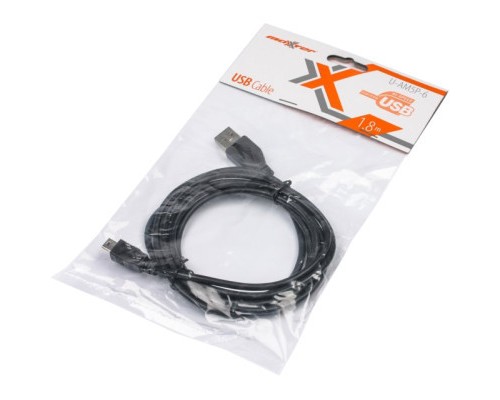 Дата кабель USB 2.0 AM to Mini 5P 1.8m Maxxter (U-AM5P-6)