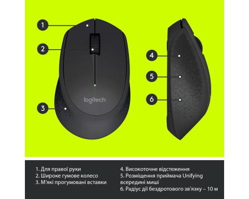 Мишка Logitech M280 Black (910-004287)