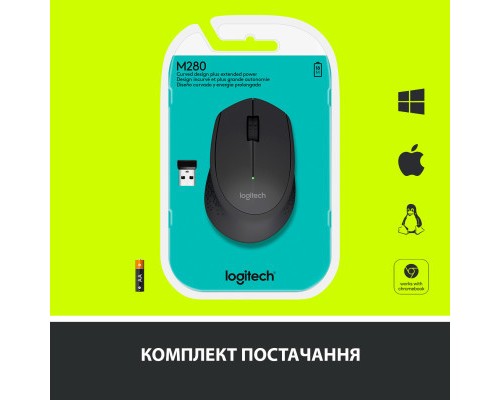 Мишка Logitech M280 Black (910-004287)