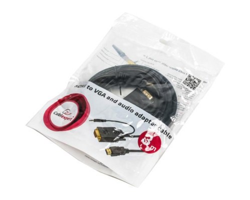 Перехідник HDMI to VGA 3.0m Cablexpert (A-HDMI-VGA-03-10)