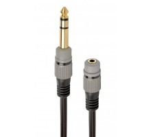 Перехідник 6.35мм M / F 3.5 мм Cablexpert (A-63M35F-0.2M)