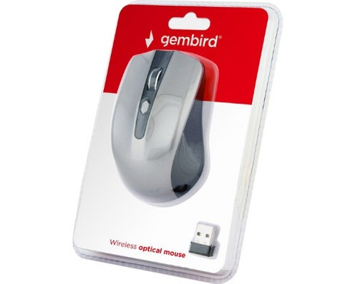 Мишка Gembird MUSW-4B-04-BG Grey+Black (MUSW-4B-04-BG)