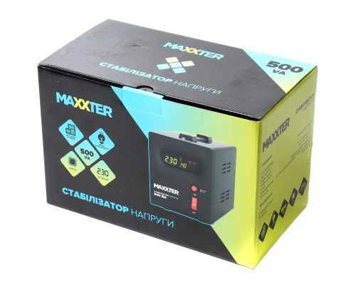 Стабілізатор Maxxter MX-AVR-S500-01