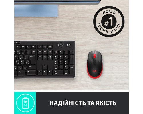 Мишка Logitech M190 Red (910-005908)
