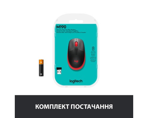 Мишка Logitech M190 Red (910-005908)