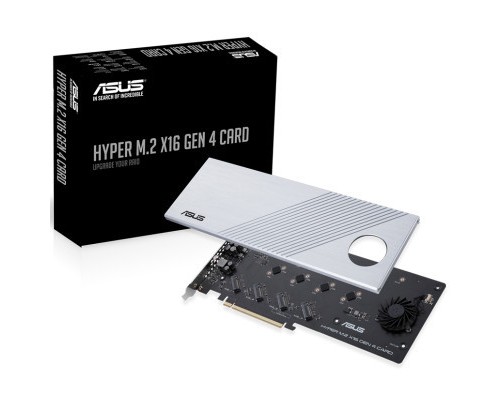 Адаптер ASUS Hyper M.2 X16 PCIe 3.0 X4 Expansion Card GEN 4 (90MC08A0-M0EAY0)