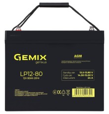 Батарея до ДБЖ Gemix LP 12V 80Ah (LP1280)