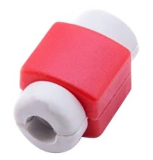 Тримач для кабелю Extradigital Cable Clips Savior for Aplle iPhone, захист від заломів, Red (KBC1738)