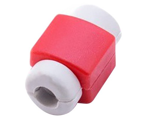 Тримач для кабелю Extradigital Cable Clips Savior for Aplle iPhone, захист від заломів, Red (KBC1738)