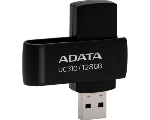 USB флеш накопичувач ADATA 128GB UC310 USB 3.2 Black (UC310-128G-RBK)