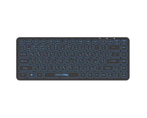 Клавіатура OfficePro SK790B Wireless/Bluetooth Black (SK790B)