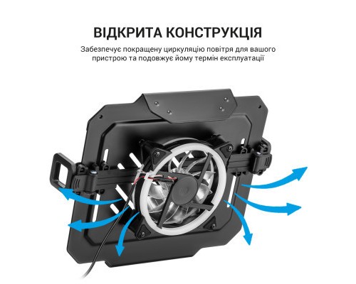 Підставка до ноутбука OfficePro для кронштейнів VESA 75x75,100x100 +RGB (LH474B)