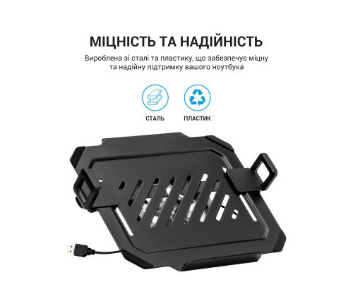 Підставка до ноутбука OfficePro для кронштейнів VESA 75x75,100x100 +RGB (LH474B)