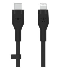 Дата кабель USB-С to Lightning 1.0m Belkin (CAA009BT1MBK)