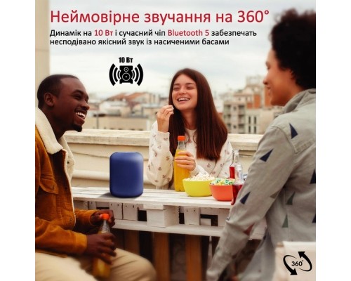 Акустична система Promate Boom-10 Blue (boom-10.blue)