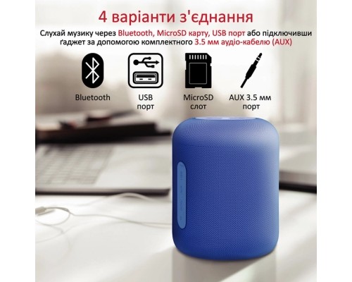 Акустична система Promate Boom-10 Blue (boom-10.blue)